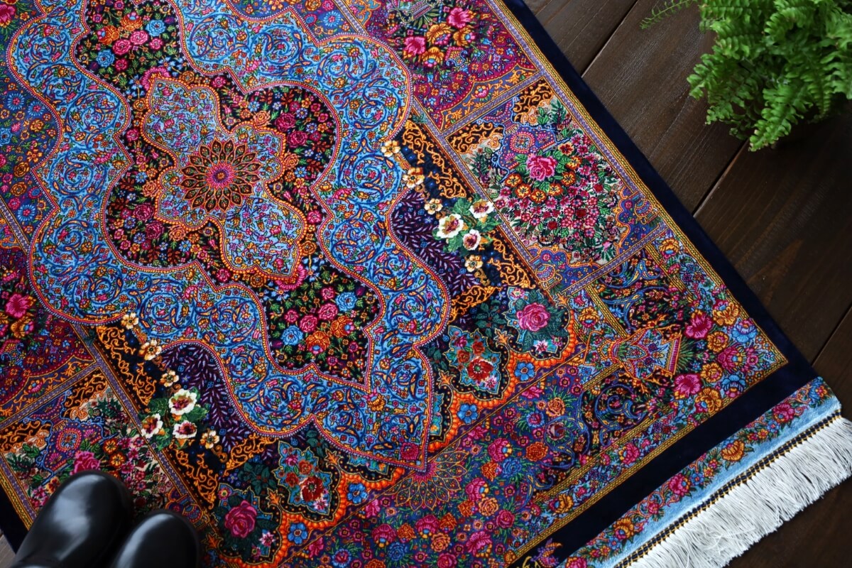 ペルシャ絨毯の製作工程